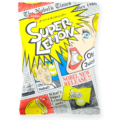Nobel Sour Candy ✦ Super Lemon ✦ Japanese Candy