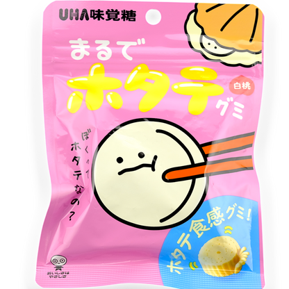 UHA Scallop Gummy ✦ White Peach ✦ Japanese Candy
