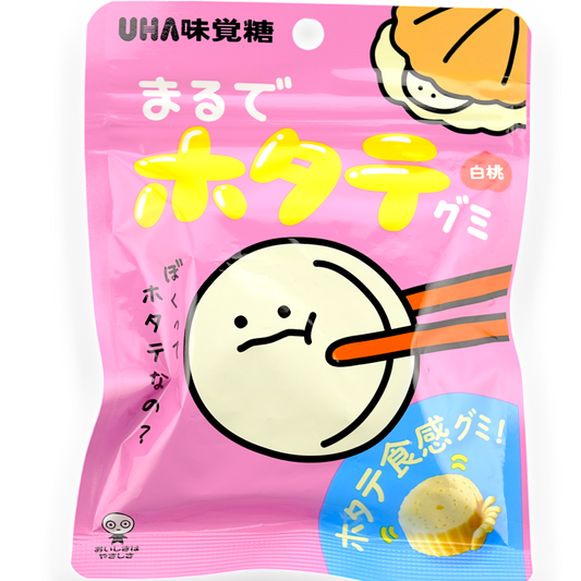 UHA Scallop Gummy ✦ White Peach ✦ Japanese Candy