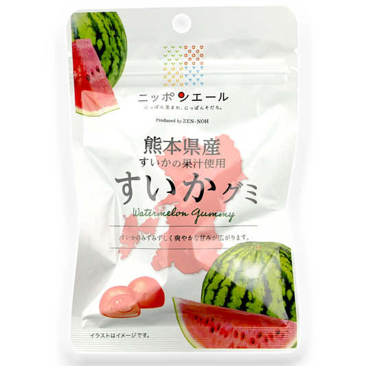 Zen-Noh Prefectural Gummy ✦ Kumamoto Watermelon ✦ Japanese Candy