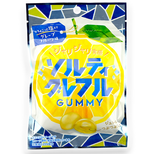 Kanro ✦ Crunchy Gummy ✦ Salty Grapefruit
