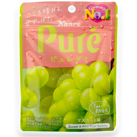 Kanro ✦ Puré Gummy ✦ Muscat Grape
