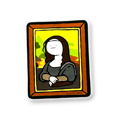 Mona Lisa Portrait sticker — original IMG_0545