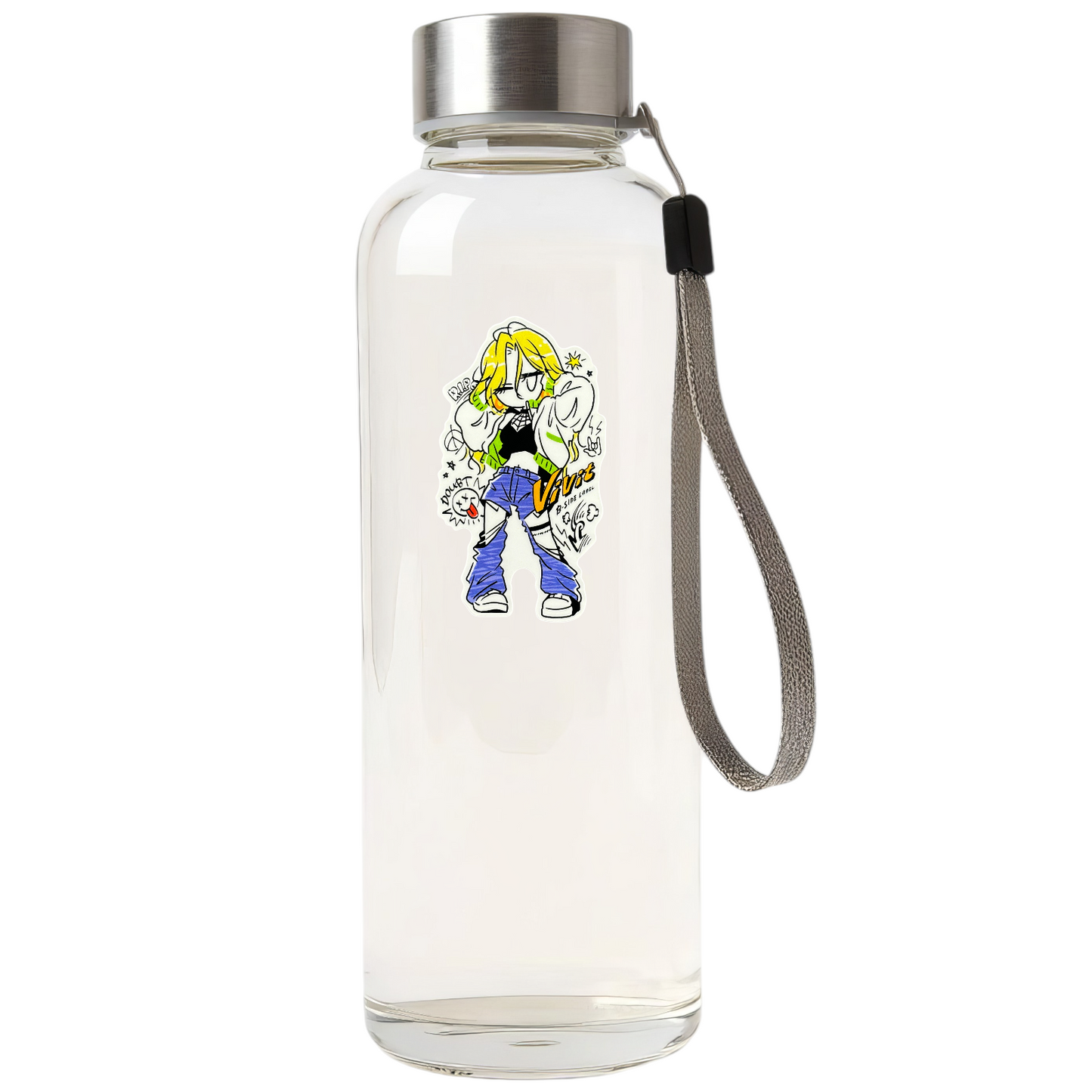 Fashionable Blonde Girlie ✦ B-Side Label Sticker