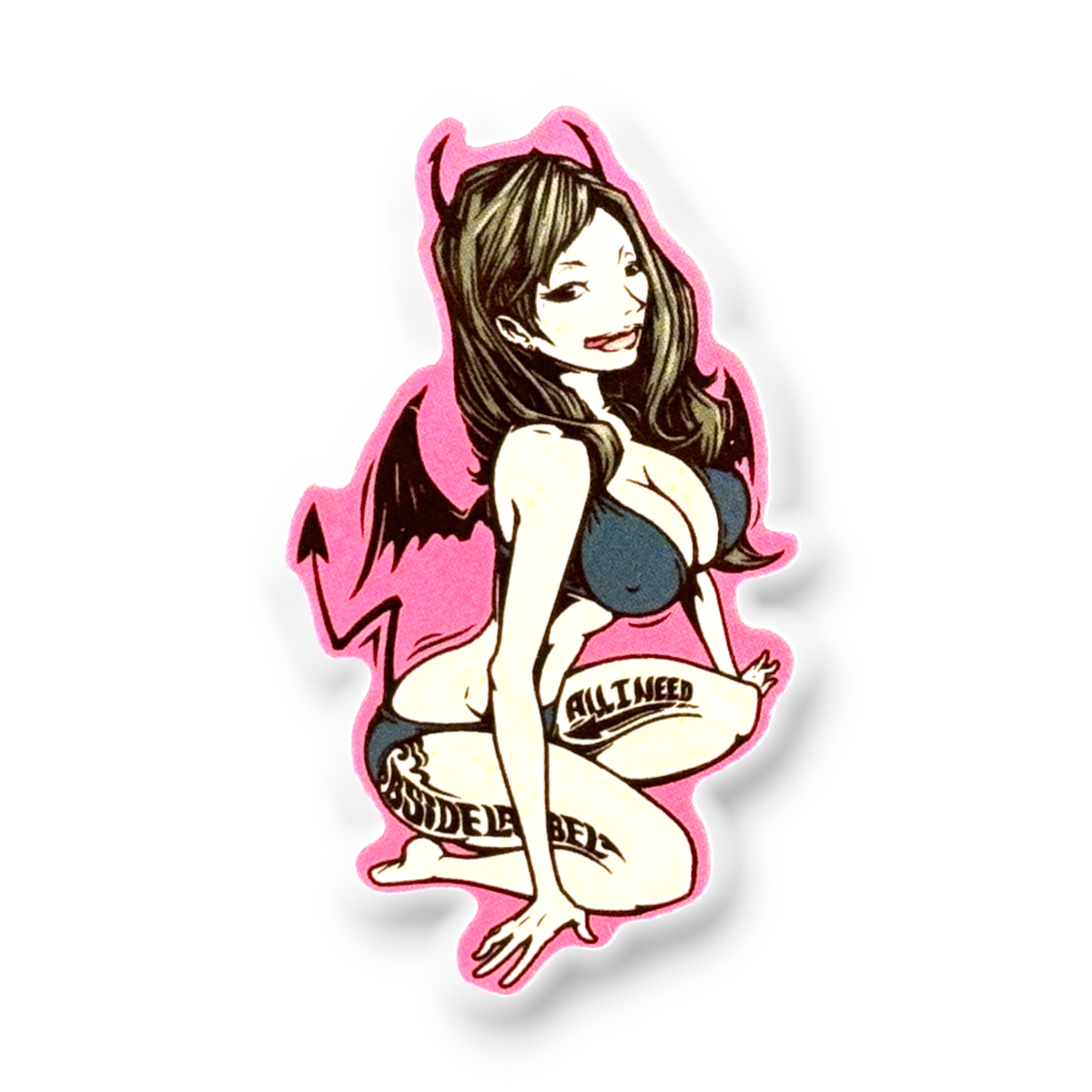 Angels and Demons (Demon) ✦ B-Side Label Sticker — visually confirmed original from the sticker folder