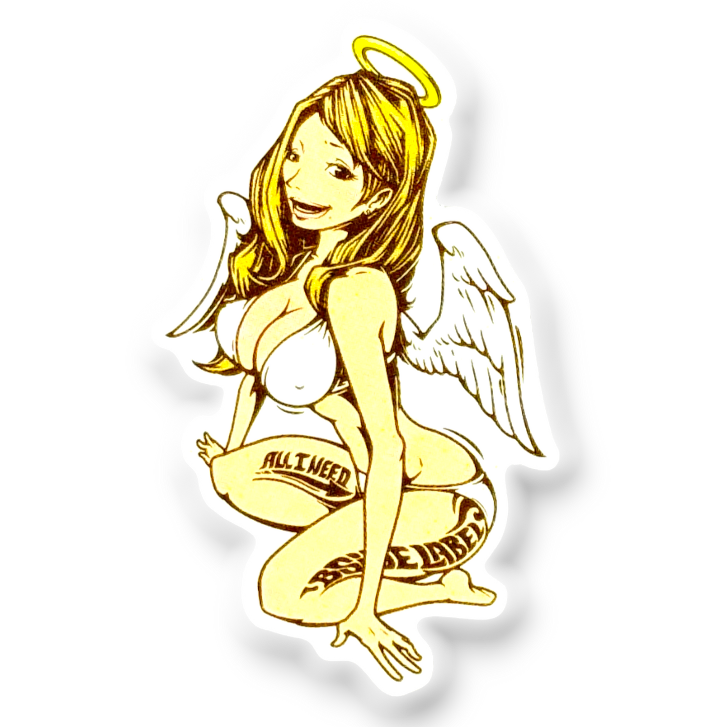 Angels and Demons... Angel ✦ B-Side Label Sticker