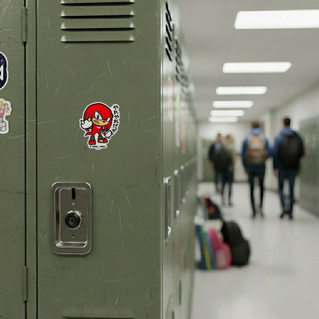 Sonic The Hedgehog Knuckles ✦ B-Side Label Sticker