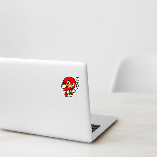 Sonic The Hedgehog Knuckles ✦ B-Side Label Sticker