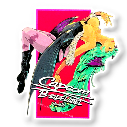 Morrigan - Darkstalkers ✦ B-Side Label Sticker