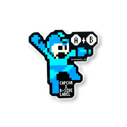 Mega Man Rockman 8-Bit ✦ B-Side Label Sticker — visually confirmed original from the sticker folder