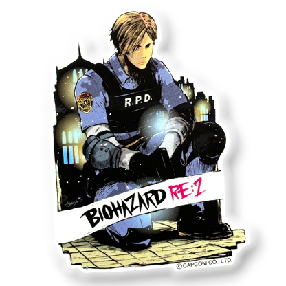 Resident Evil 2 Leon Kennedy ✦ B-Side Label Sticker