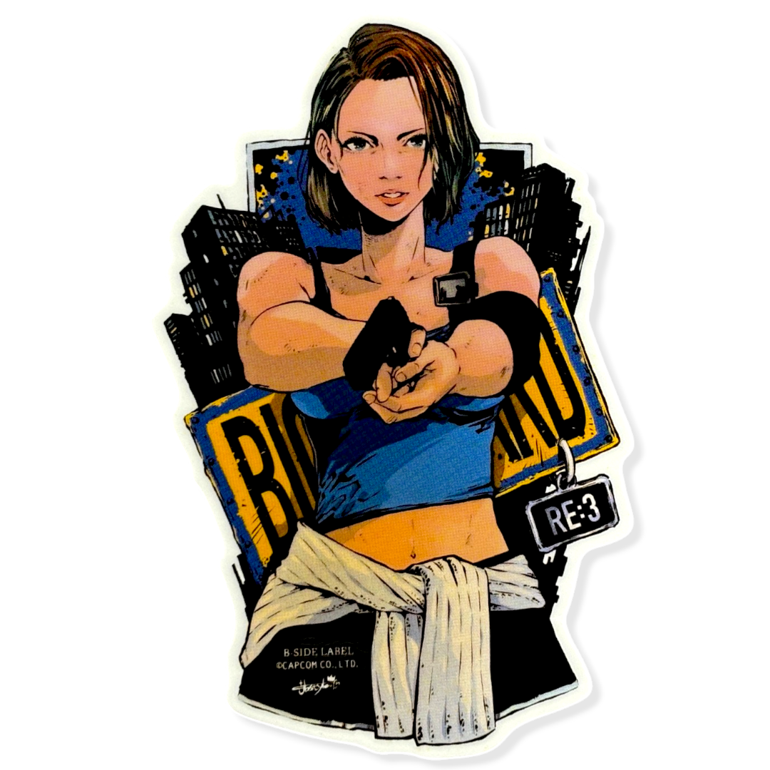 Resident Evil 3 Jill Valentine ✦ B-Side Label Sticker