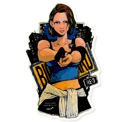 Resident Evil 3 Jill Valentine ✦ B-Side Label Sticker