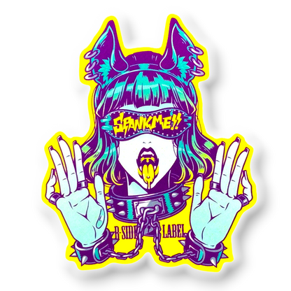 Spank Me Handcuffs ✦ B-Side Label Sticker