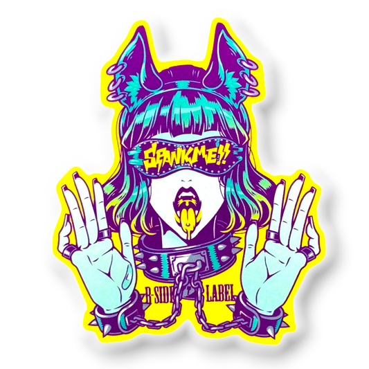 Spank Me Handcuffs ✦ B-Side Label Sticker