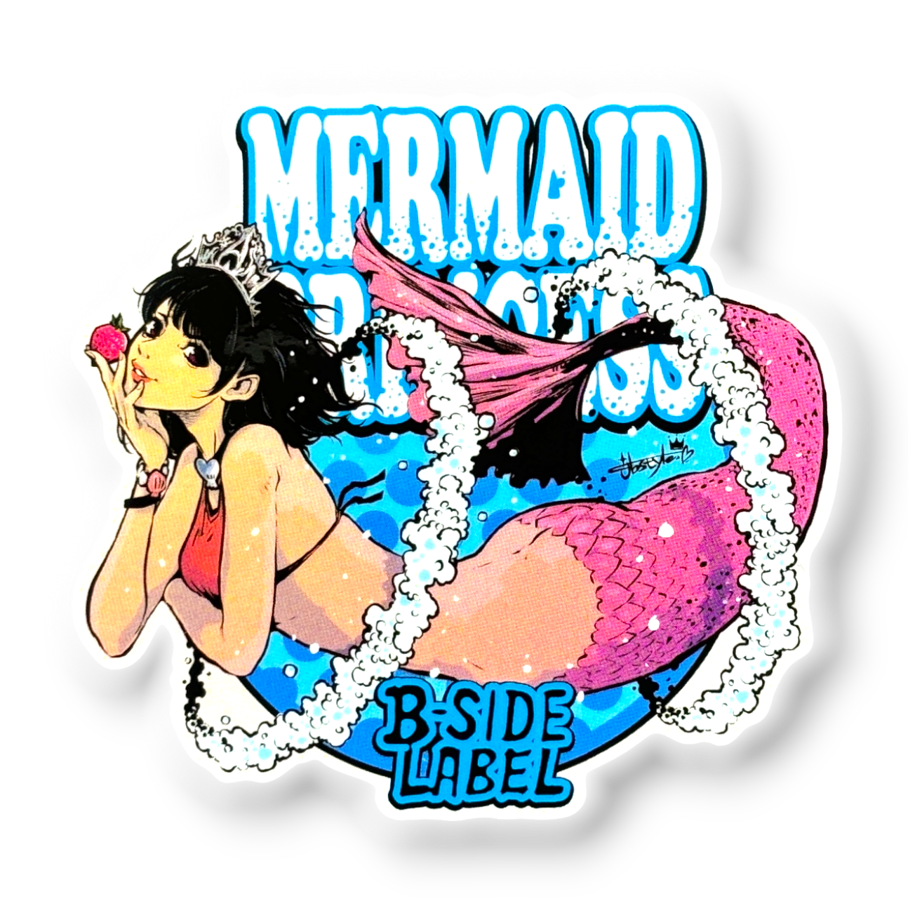 Beautiful Mermaid Princess ✦ B-Side Label Sticker