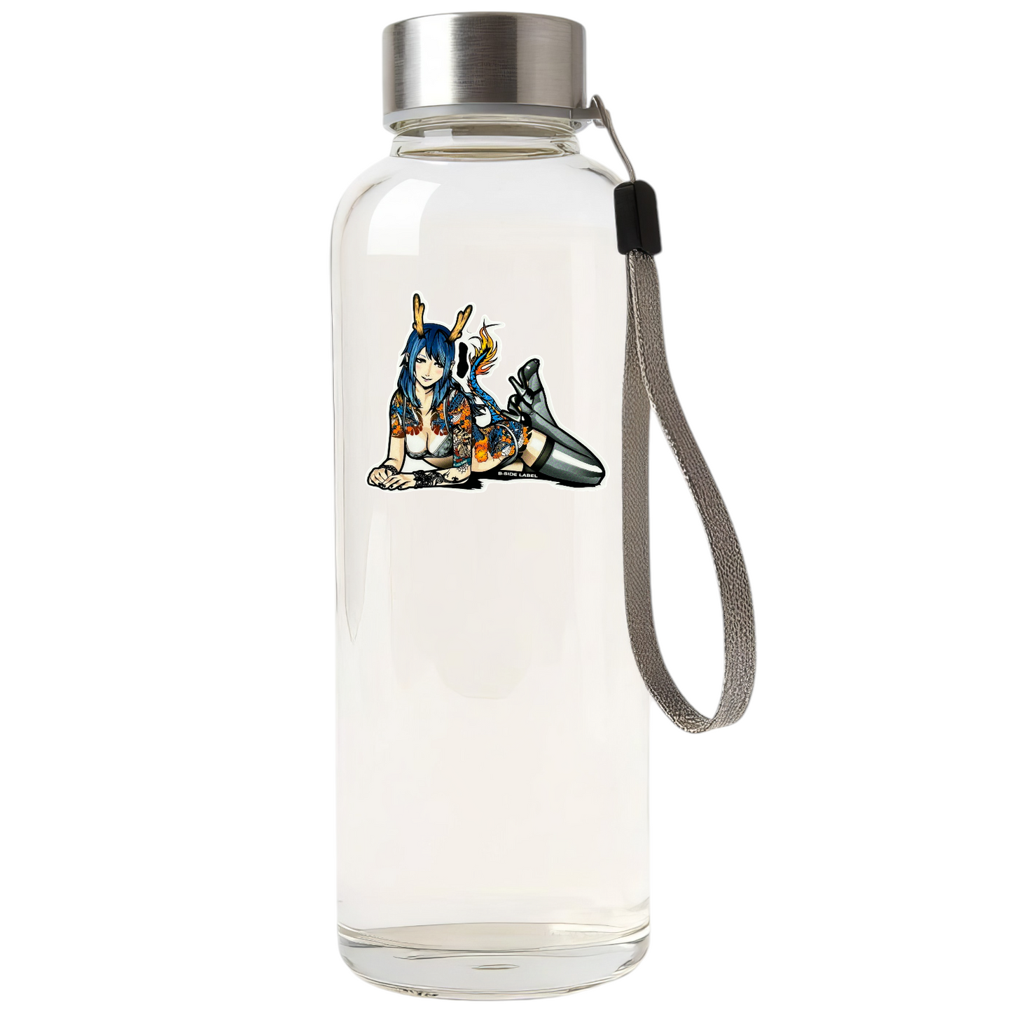 Tattooed Dragon Girl ✦ B-Side Label Sticker