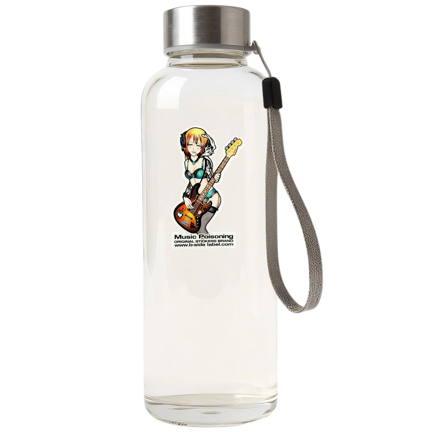 Tattooed Bass Girlie ✦ B-Side Label Sticker