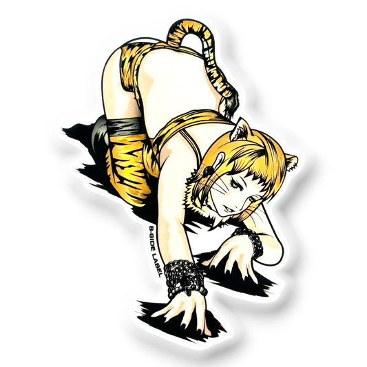 Crouching Tiger Girl ✦ B-Side Label Sticker