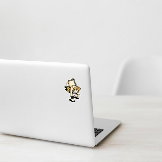 Crouching Tiger Girl ✦ B-Side Label Sticker