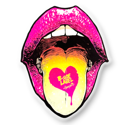 Love Lips Kiss ✦ B-Side Label Sticker