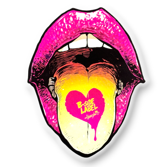 Love Lips Kiss ✦ B-Side Label Sticker