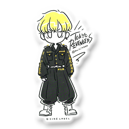 Tokyo Revengers Matsuno Chifuyu ✦ B-Side Label Sticker — visually confirmed original from the sticker folder