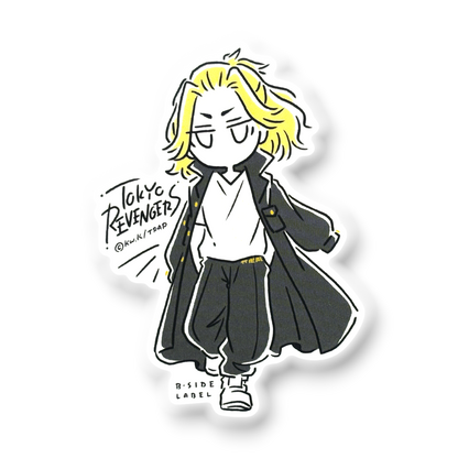 Tokyo Revengers Manjiro Sano ✦ B-Side Label Sticker — visually confirmed original from the sticker folder