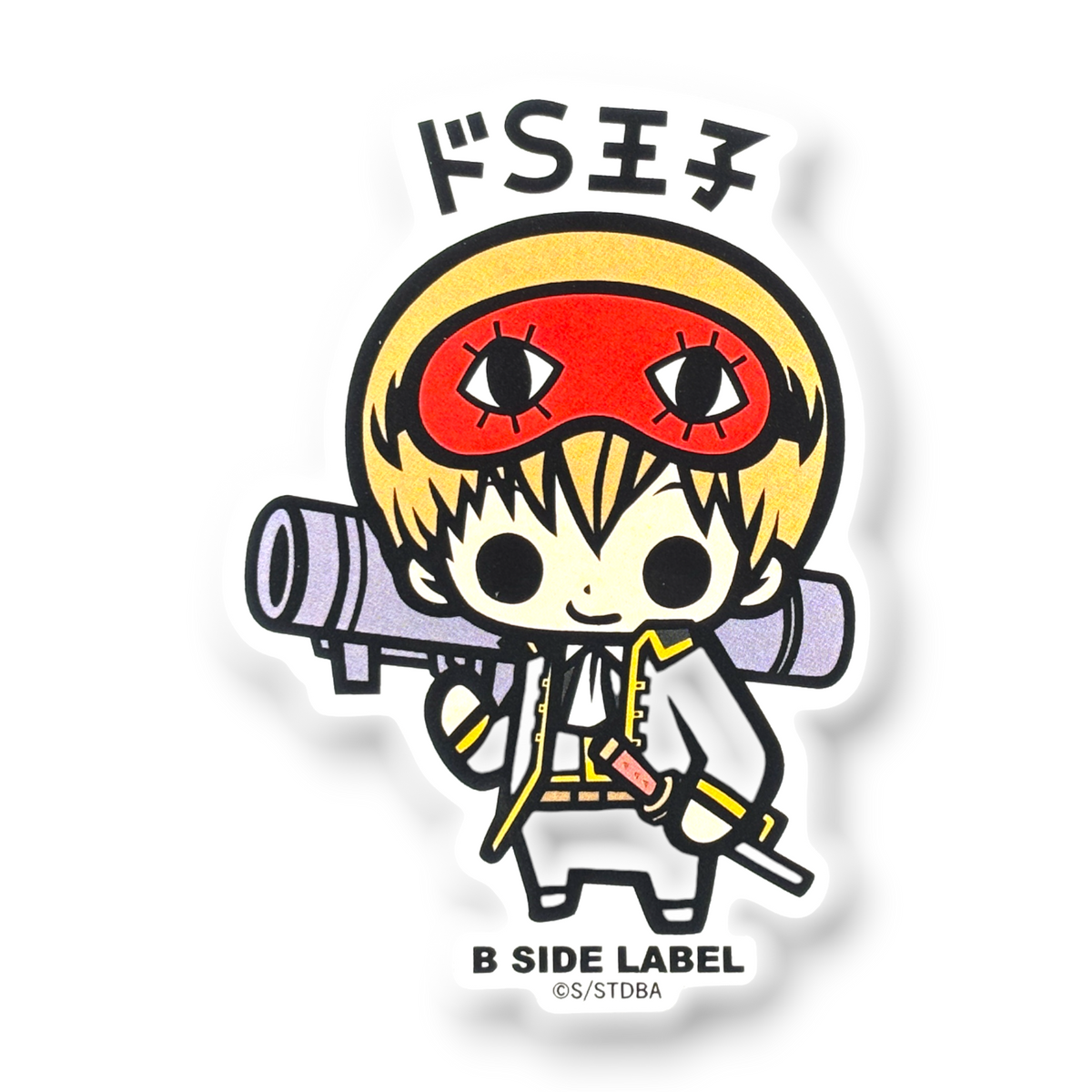 Gintama Okita Sougo ✦ B-Side Label Sticker — visually confirmed original from the sticker folder