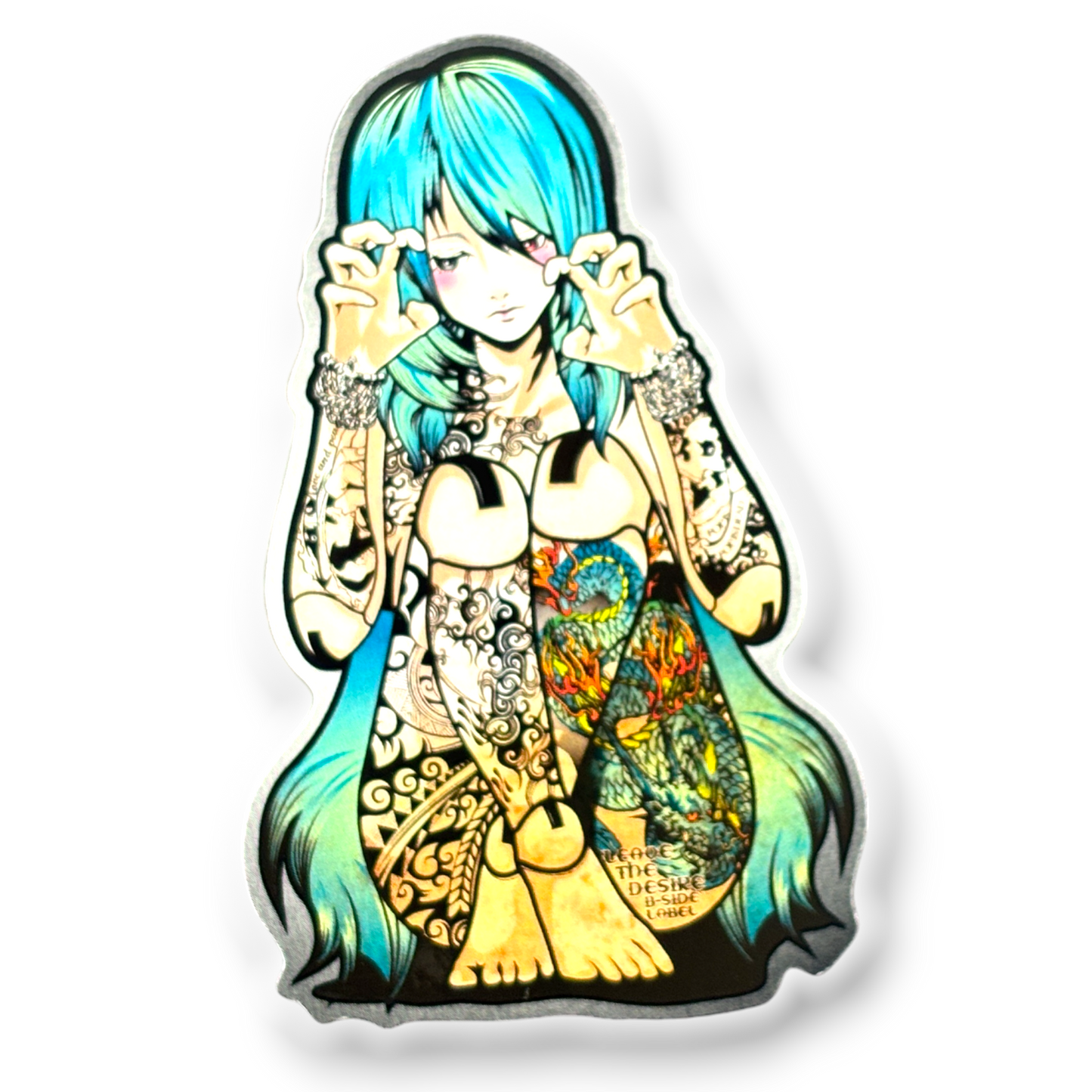 Beautiful Tattooed Mannequin  ✦ B-Side Label Sticker