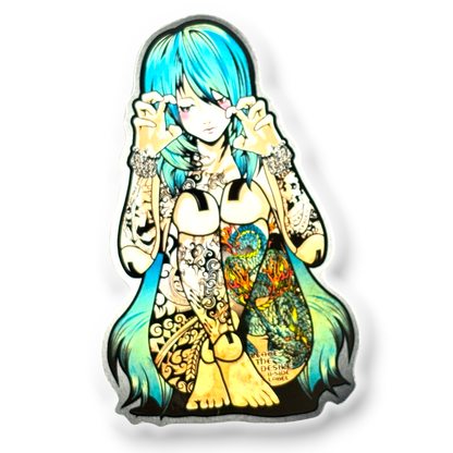 Beautiful Tattooed Mannequin  ✦ B-Side Label Sticker