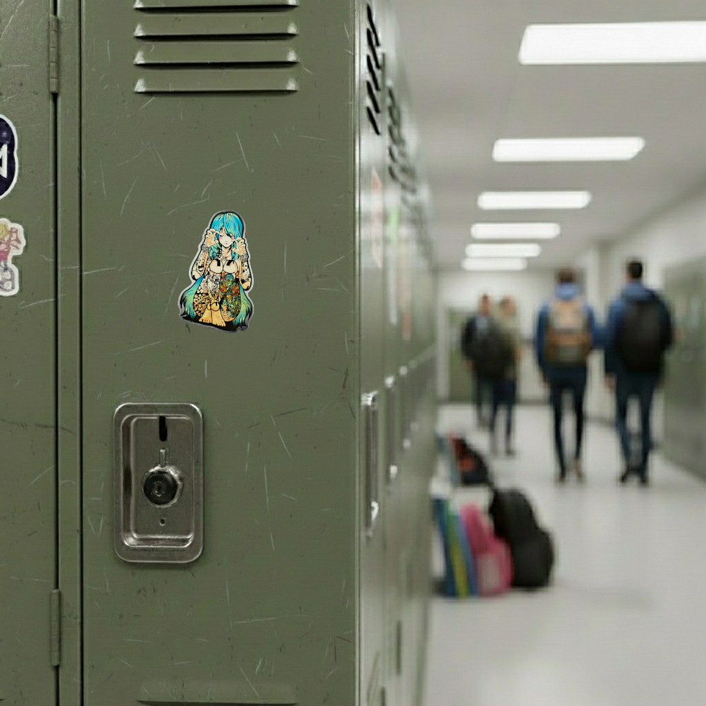 Beautiful Tattooed Mannequin  ✦ B-Side Label Sticker