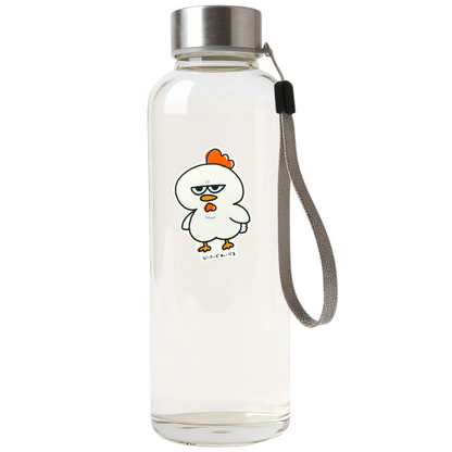 Grumpy-Face Chicken ✦ B-Side Label Sticker