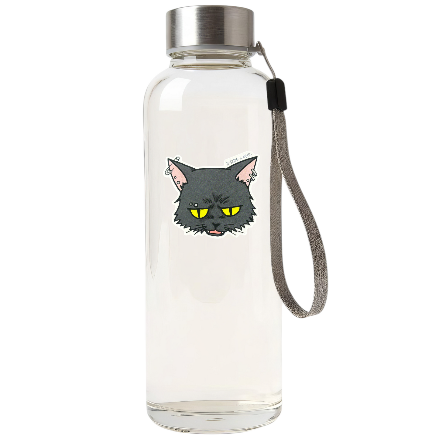 Black Cat & Piercings ✦ B-Side Label Sticker