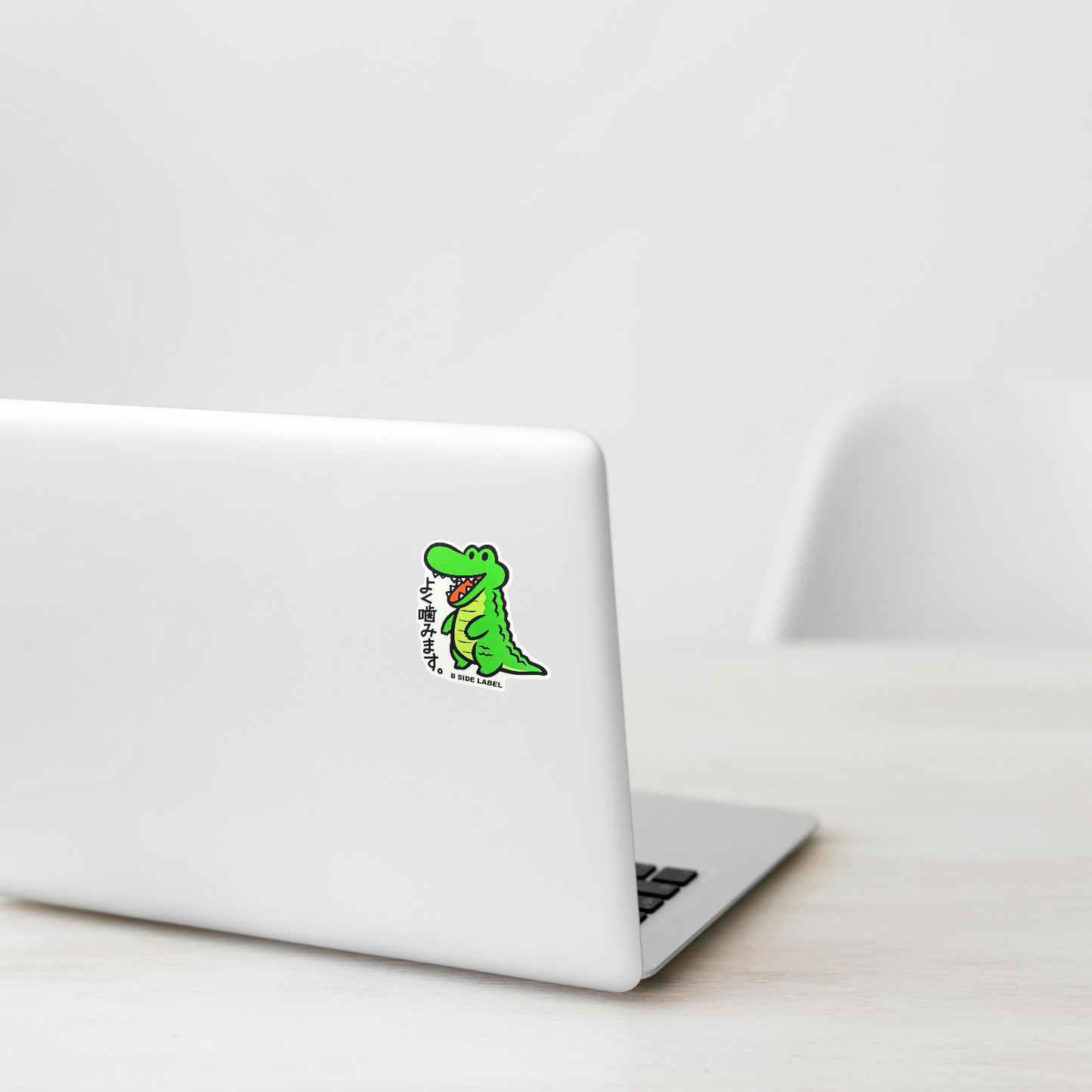 Cute Smiling Alligator ✦ B-Side Label Sticker
