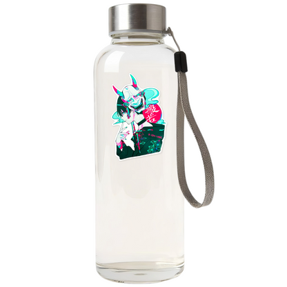 Stylish Boy Wearing Devil Mask ✦ B-Side Label Sticker