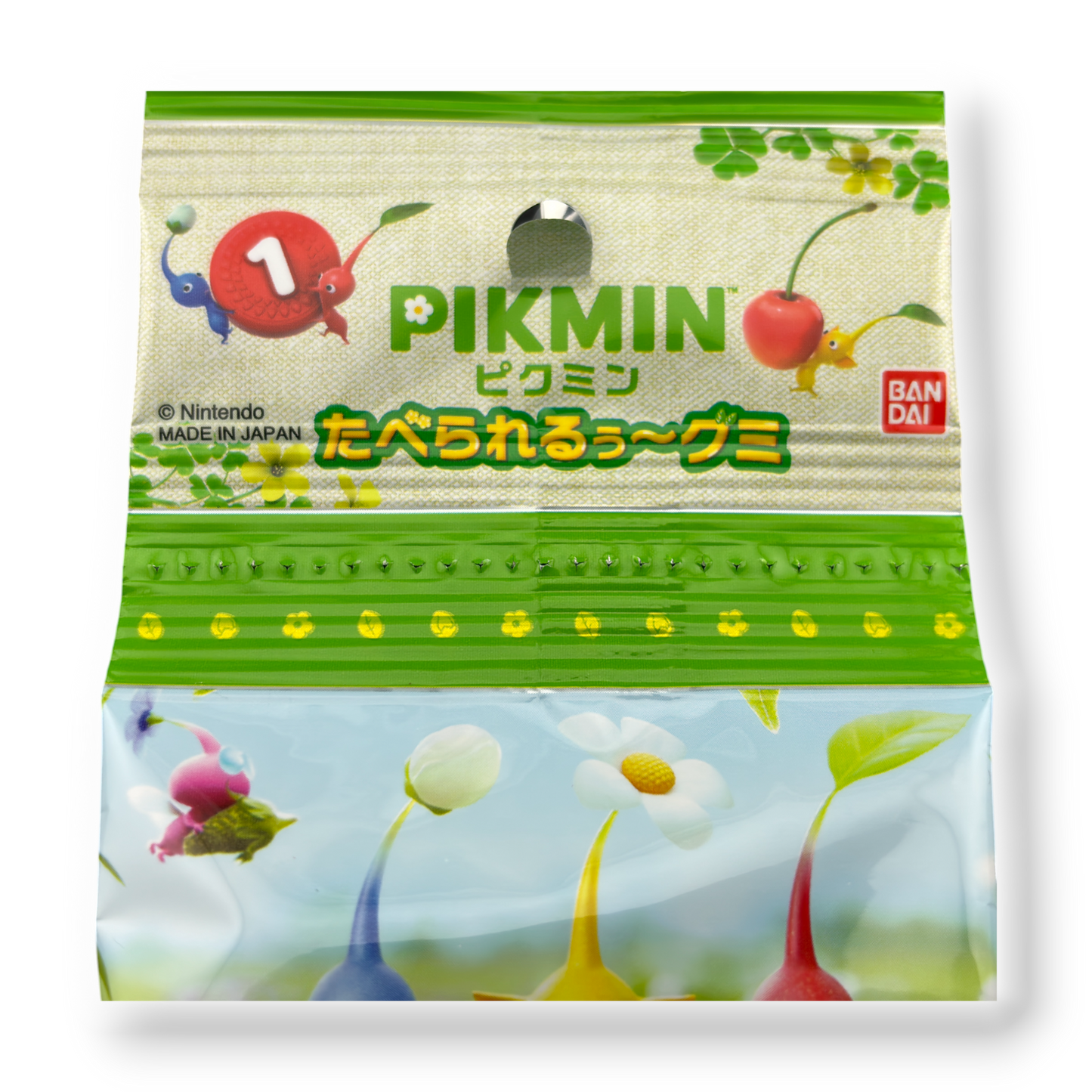Bandai ✦ PIKMIN Gummibonbons ✦ Gemischte Früchte (4er-Pack)