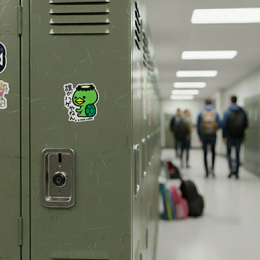 Cute Kappa Sitting ✦ B-Side Label Sticker