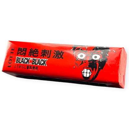 Lotte BLACK x BLACK Chili Pepper Gum ✦ Japanese Candy