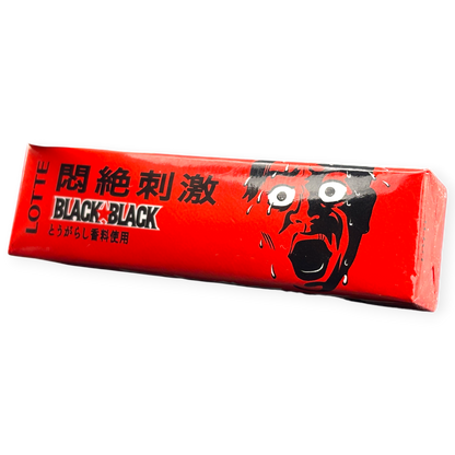 Lotte BLACK x BLACK Chili Pepper Gum ✦ Japanese Candy