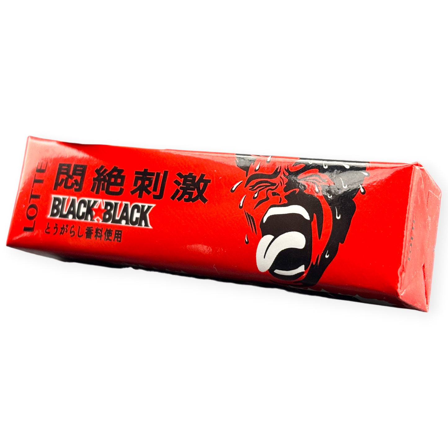 Lotte BLACK x BLACK Chili Pepper Gum ✦ Japanese Candy