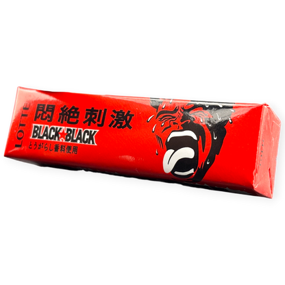 Lotte BLACK x BLACK Chili Pepper Gum ✦ Japanese Candy