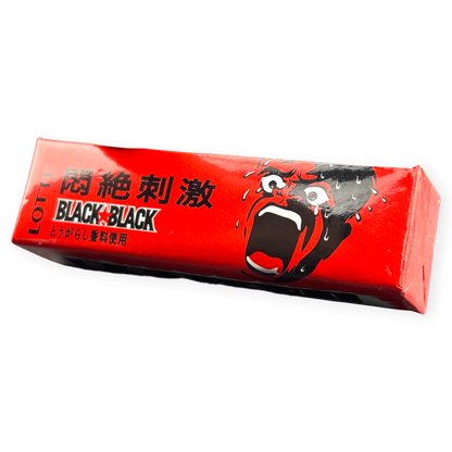 Lotte BLACK x BLACK Chili Pepper Gum ✦ Japanese Candy