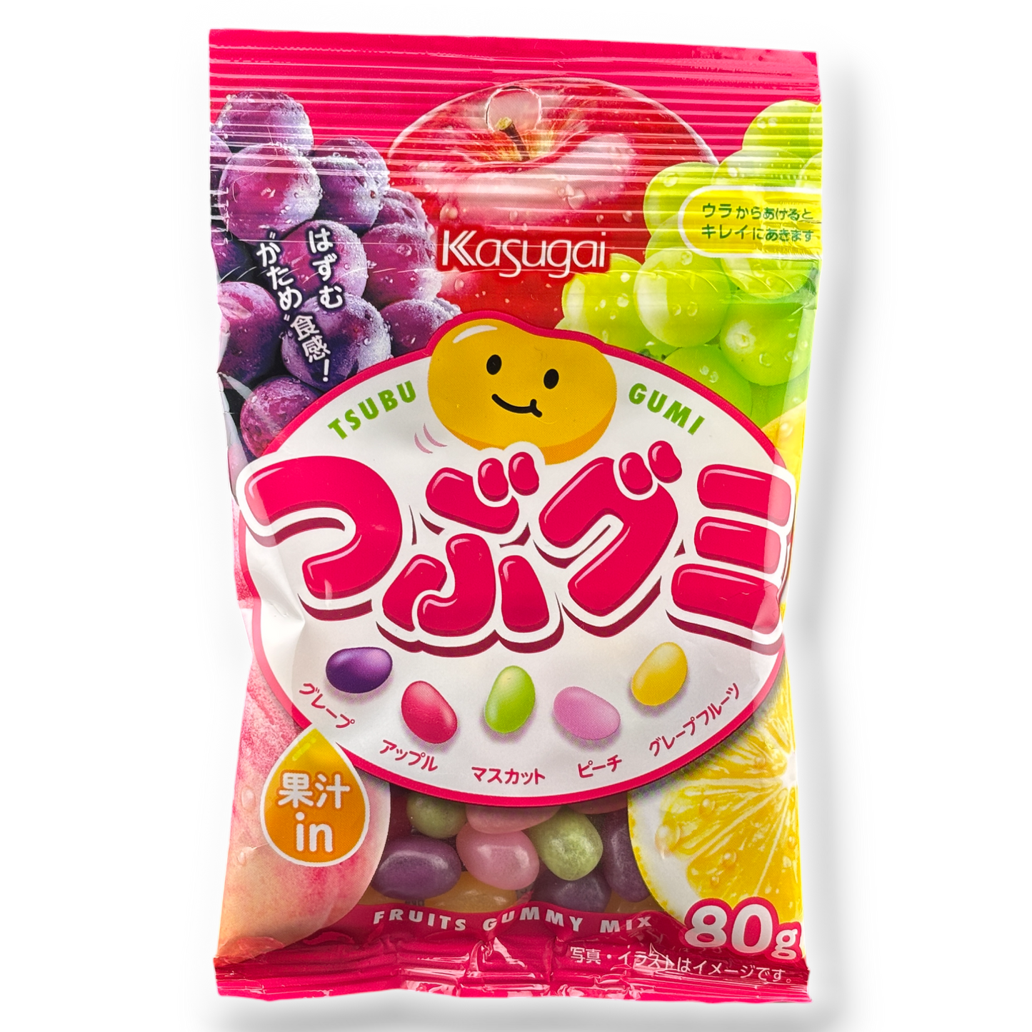 Kasugai Tsubu Gummy ✦ Mixed Fruits ✦ Japanese Candy