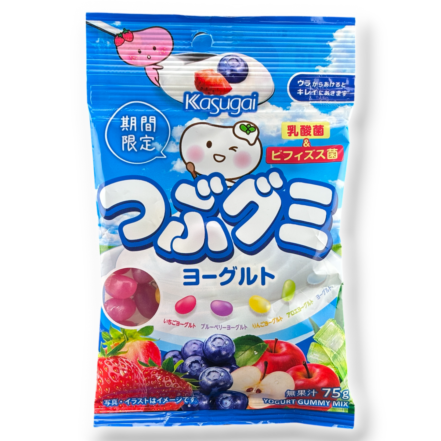 Kasugai ✦ Tsubu Gummy ✦ Yogur Surtido
