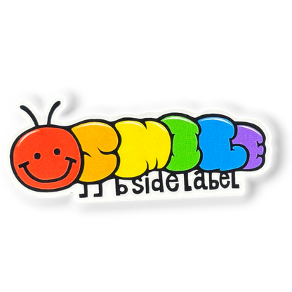 Smile Caterpillar ✦ B-Side Label Sticker