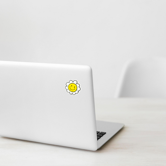Smiley Flower ✦ B-Side Label Sticker