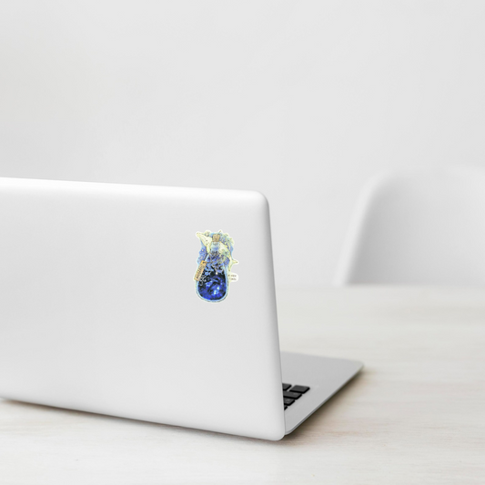 Blue Sapphire Bottle ✦ B-Side Label Sticker