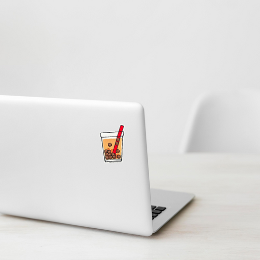 Bubble Tea (Boba) ✦ B-Side Label Sticker