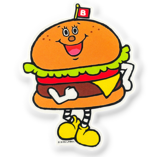 Happy Cheese Burger ✦ B-Side Label Sticker